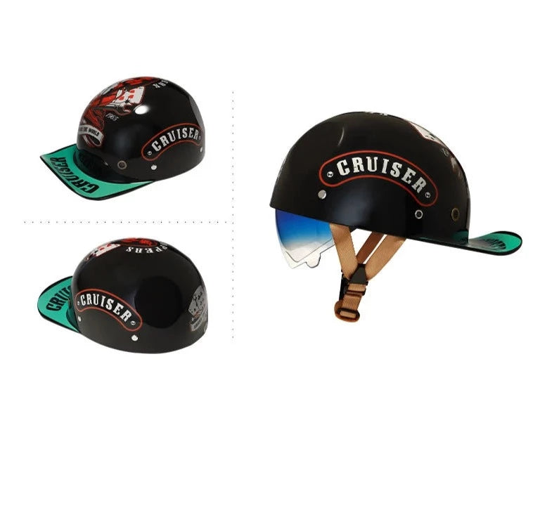 Helmet CAP Style With Chopper Custom Print